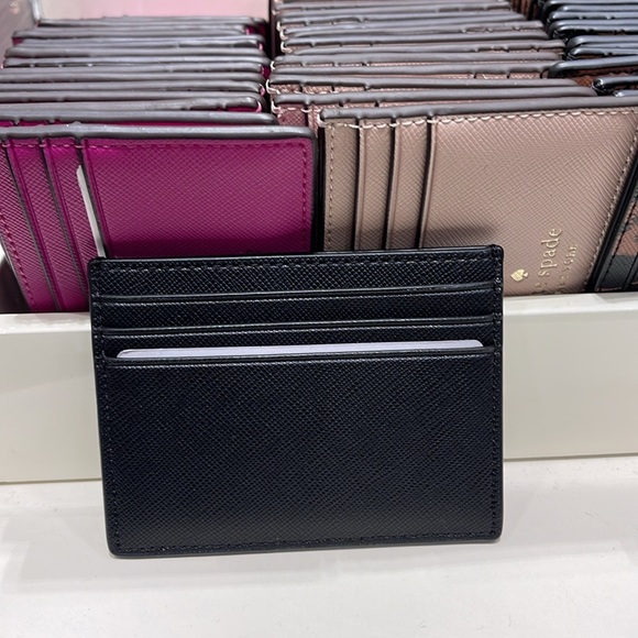 Kate Spade Schuyler Small Slim Card Holder
Black 
NWT - Picture 15 of 16